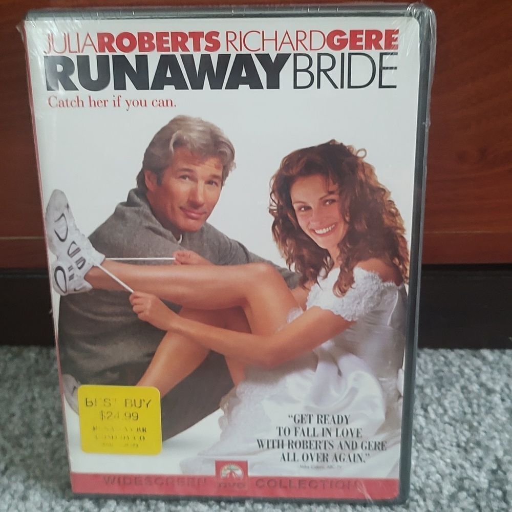 Runaway Bride DVD Widescreen Julia Roberts Richard Gere NEW Sealed 1999 Vintage